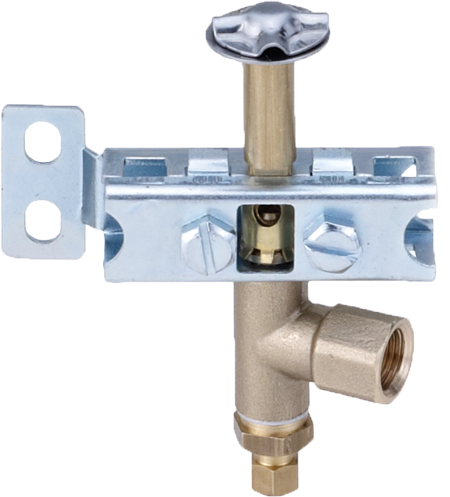 A Group Pilot Burner Three Flame Adjustable From Bottom