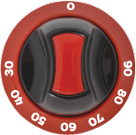 Yeni Elips Düğme Tampon Baskılı 30-90°C Kırmızı/Beyaz