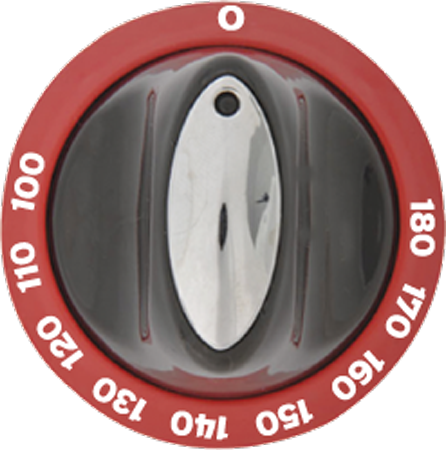 Kaftan Küçük Düğme Tampon Baskılı 100-180°C Kırmızı/Beyaz