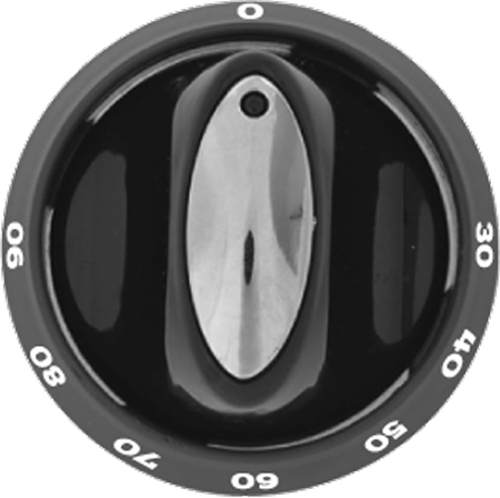 Kaftan Büyük Düğme Tampon Baskılı 30-90°C Siyah/Beyaz